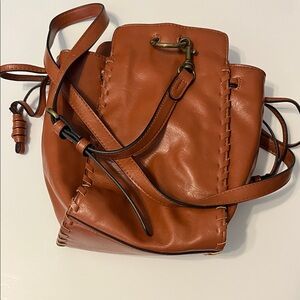 Universal Thread Tan Faux Leather Shoulder Bag